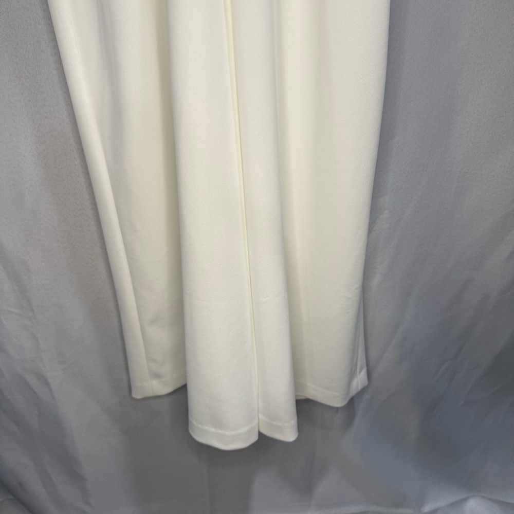 Calvin Klein Ivory Ruffle-Trim Jumpsuit - Picture 11 of 11